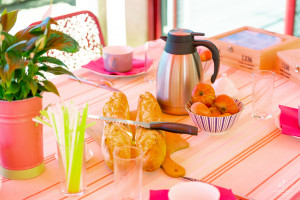 Petit déjeuner en terrasse Petits déjeuners